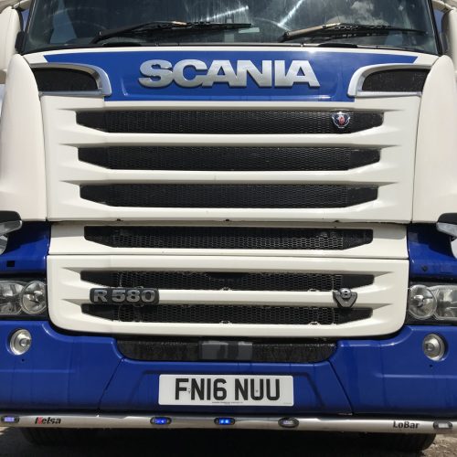 Scania R580 V8 Euro 6 Topline 6x2 Tractor Unit Front View