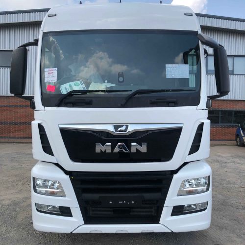 Brand New White MAN Tractor Unit Front View