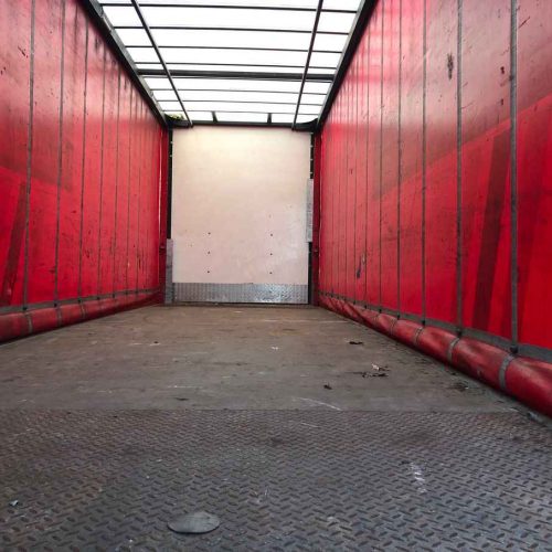 red man lorry trailer interior